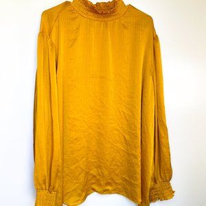 Cato Plus Size Blouse in Yellow